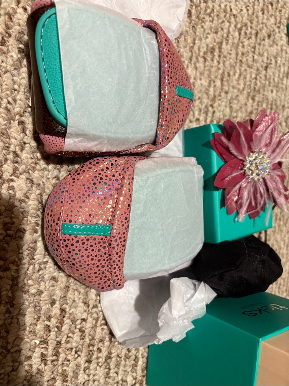 NEW IN BOX:  limited-Edition Tieks Fairy Dust Ballet Flat Sz 8 - Picture 10 of 11
